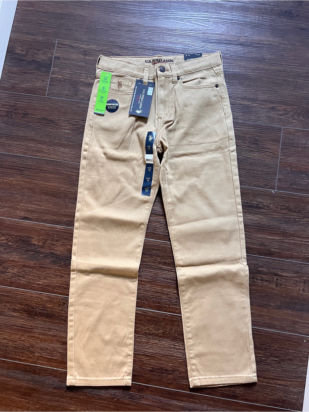 U.S. Polo Assn. Tan Straight-Leg Pants